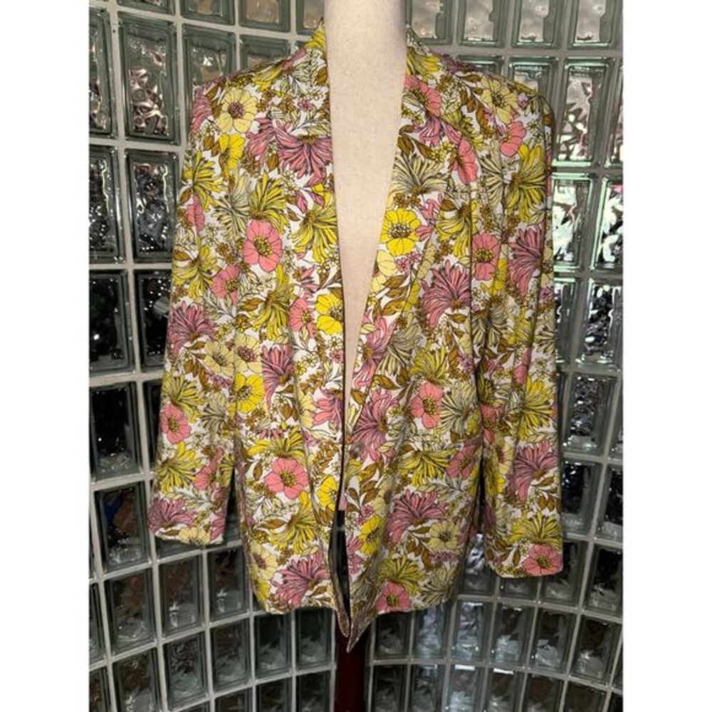 Vintage Loft Floral Women's Blazer